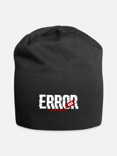 ERROR Not Found White - Jersey Beanie - black - Front