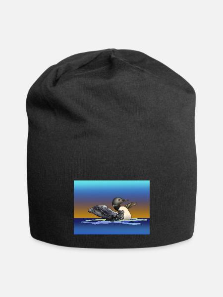Good Morning Loon - Jersey Beanie - black