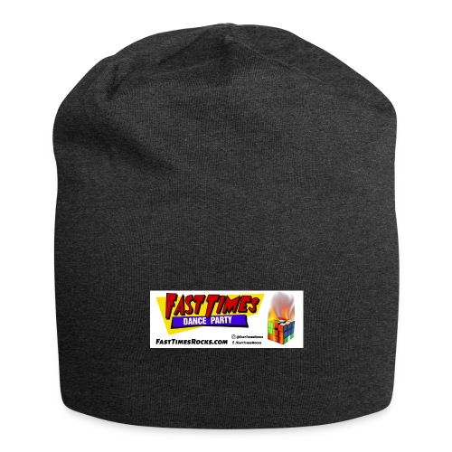 Fast Times Logo with Burning Cube - Jersey Beanie
