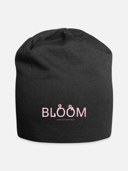 Bloom - Jersey Beanie - black - Front