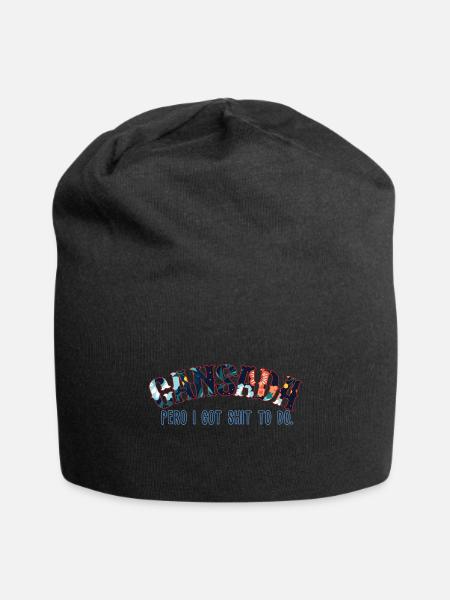 Cansada Pero I Got Shit To Do. - Jersey Beanie - black - Front