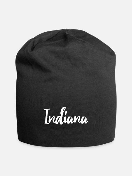 Indiana green - Jersey Beanie - black - Front
