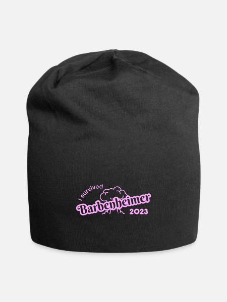 i survived barbenheimer - Jersey Beanie - black - Front