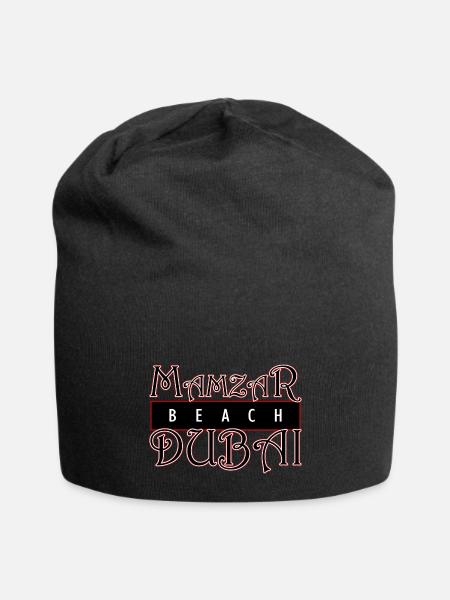 Mamzar Beach Dubai - Jersey Beanie - black - Front