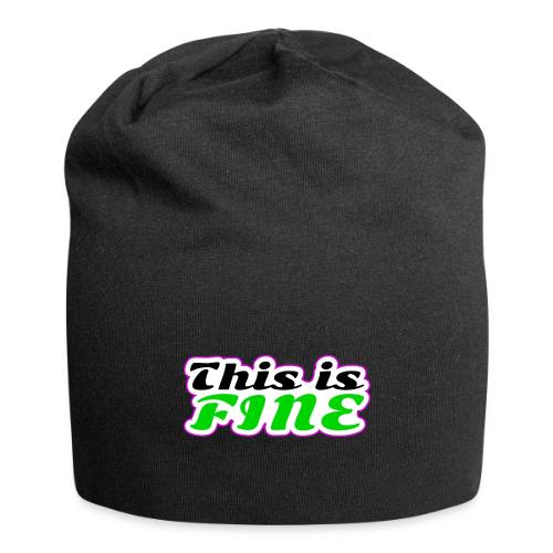 This Is Fine Balance - Jersey Beanie