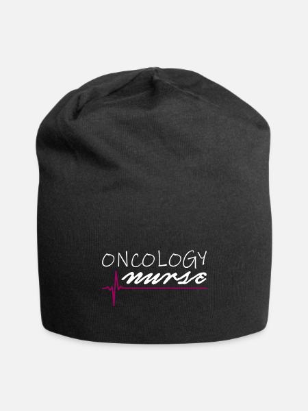 Oncology Nurse - Jersey Beanie - black - Front
