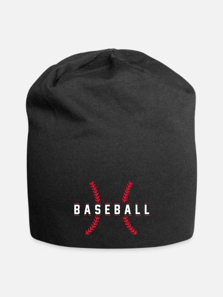 Baseball Apparel Baseball Pullover Baseball Game - Jersey Beanie - black