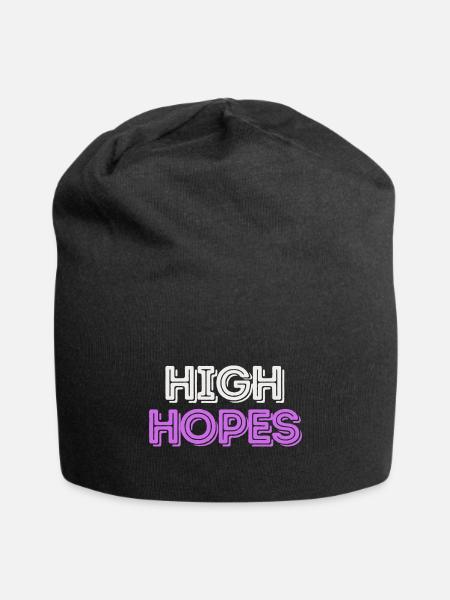 High Hopes - Jersey Beanie - black - Front