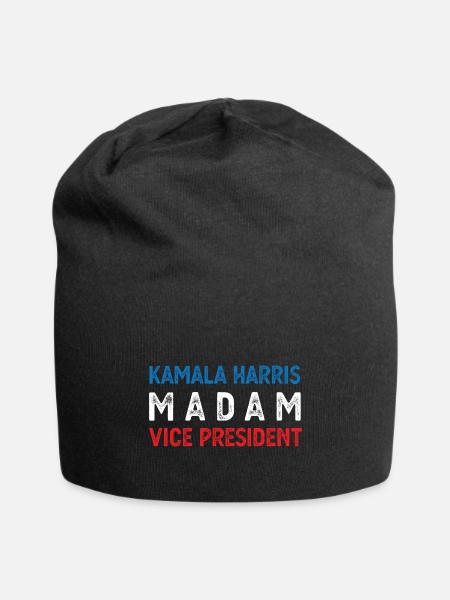 Madam Vice President Kamala Harris Kamala Harris - Jersey Beanie - black - Front