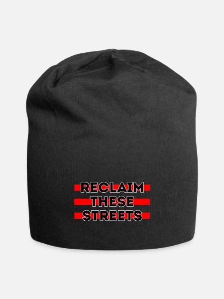 Reclaim These Streets - Jersey Beanie - black - Front