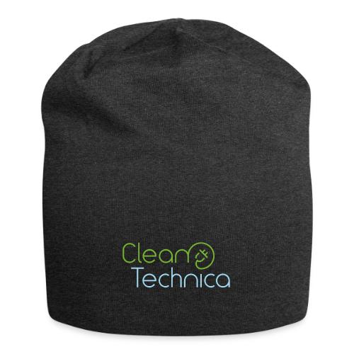 CleanTechnica Logo 2 - Jersey Beanie