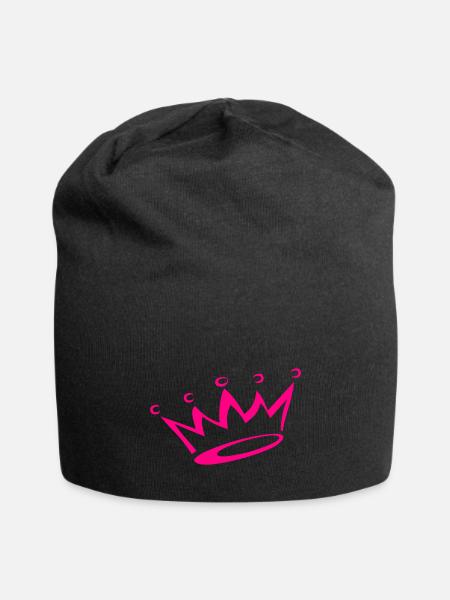 crown - Jersey Beanie - black