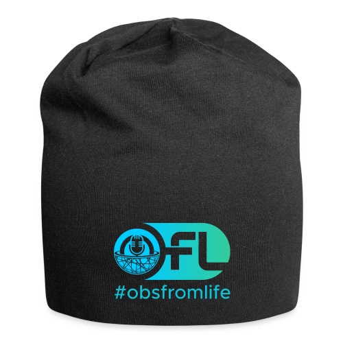Observations from Life Logo with Hashtag - Jersey Beanie