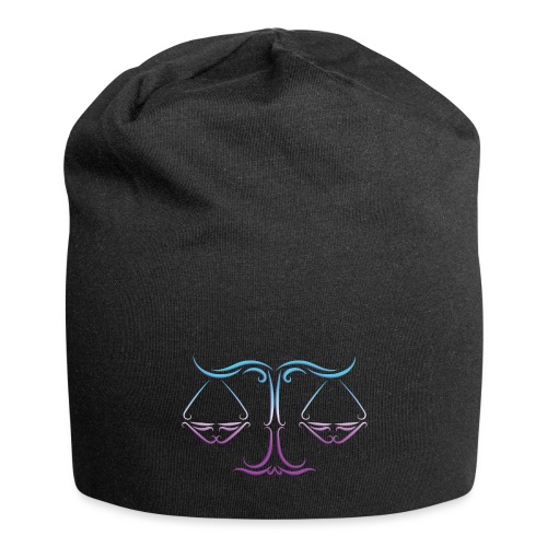 Libra Zodiac Scales of Justice Celtic Tribal - Jersey Beanie