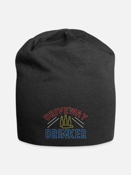DESIGNDriveway Drinker - Jersey Beanie - black - Front