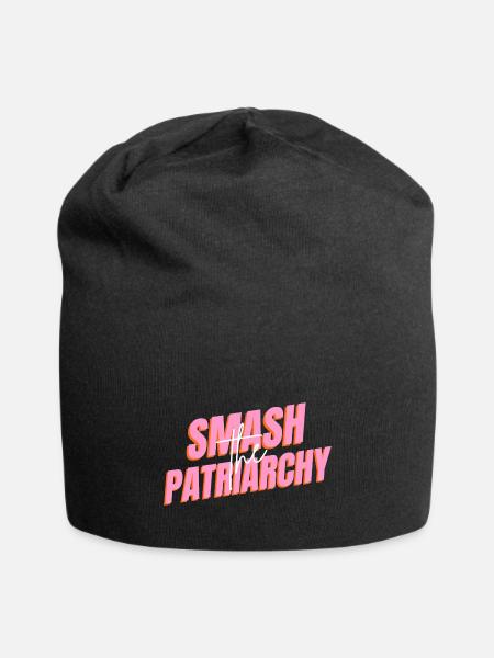Smash The Patriarchy Radical Feminist - Jersey Beanie - black - Front
