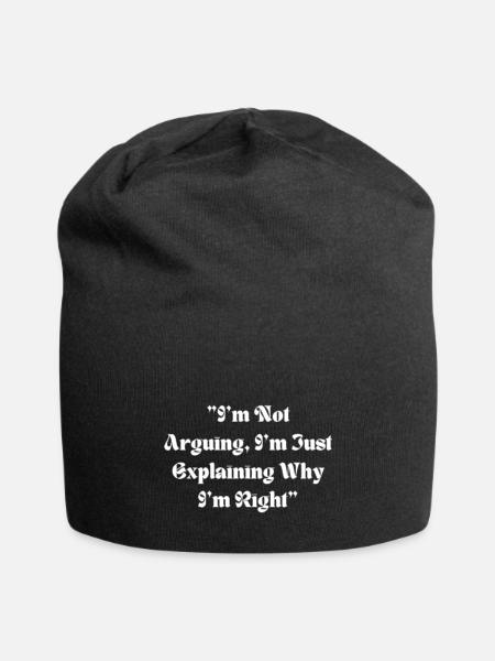 Funny - Jersey Beanie - black