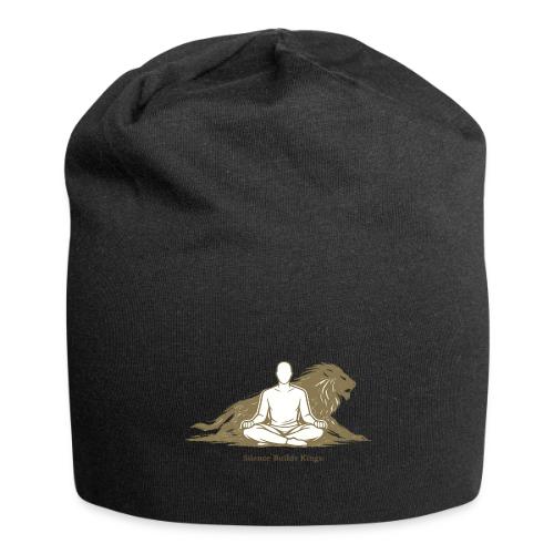 Silence Builds Kings Meditation Lion - Jersey Beanie