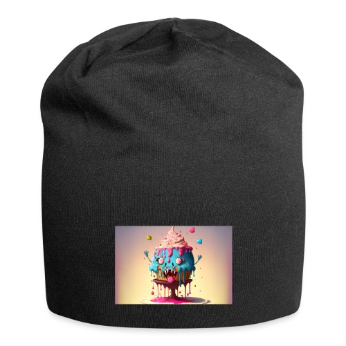 Cake Caricature - January 1st Dessert Psychedelia - Jersey Beanie