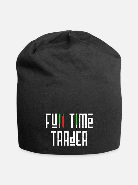 Full Time Trader - Jersey Beanie - black