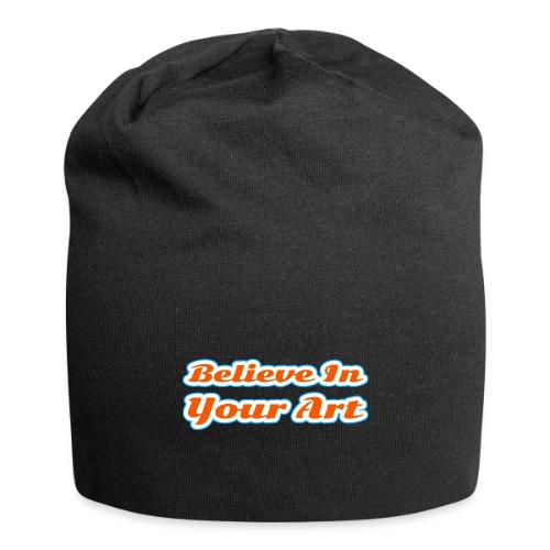 Believe in Your Art — Creative Glow Script - Jersey Beanie