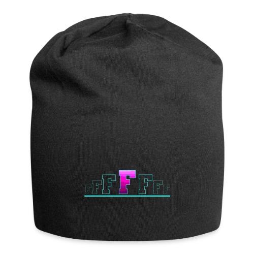 Letter F – Capital Varsity Alphabet Monogram - Jersey Beanie