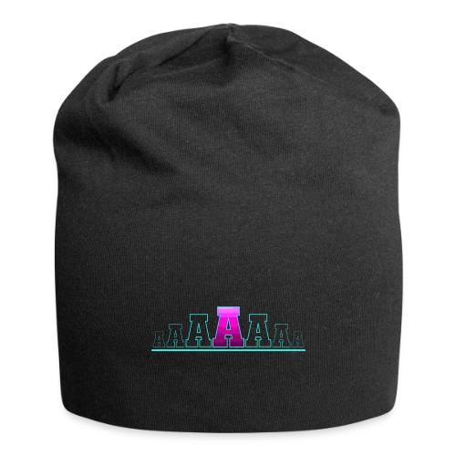 Letter A – Capital Varsity Alphabet Monogram - Jersey Beanie