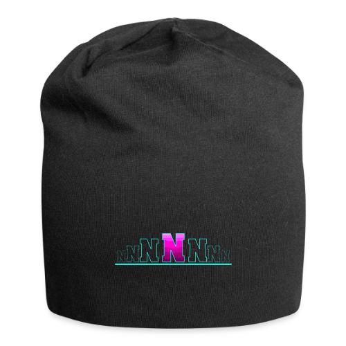 Letter N – Capital Varsity Alphabet Monogram - Jersey Beanie