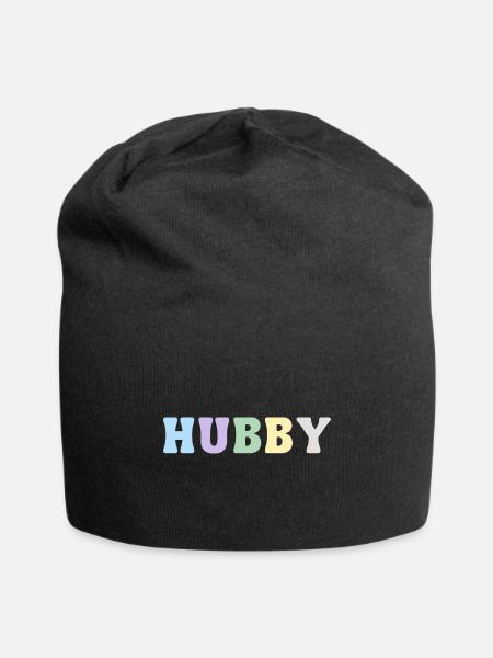 Hubby - Jersey Beanie - black - Front