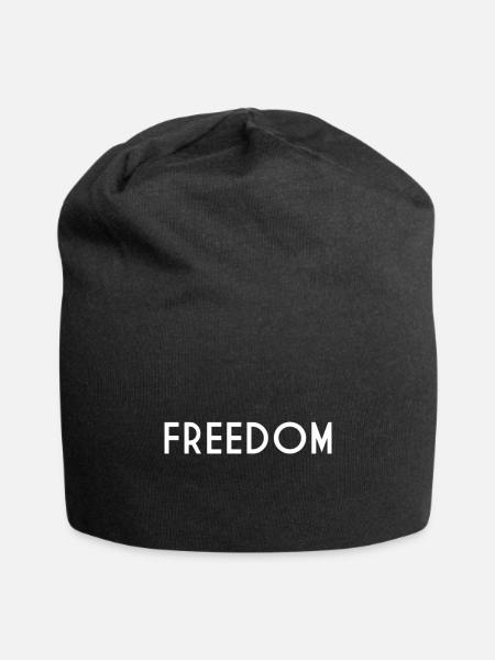 Freedom - Jersey Beanie - black