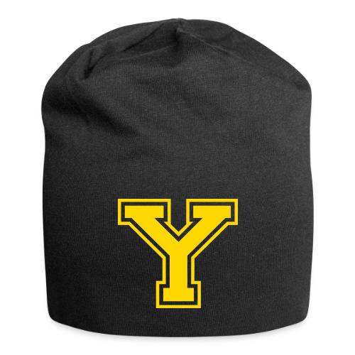 Letter Y – Capital Athletic Alphabet Monogram - Jersey Beanie