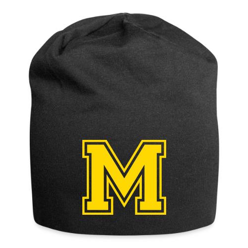 Letter M – Capital Athletic Alphabet Monogram - Jersey Beanie
