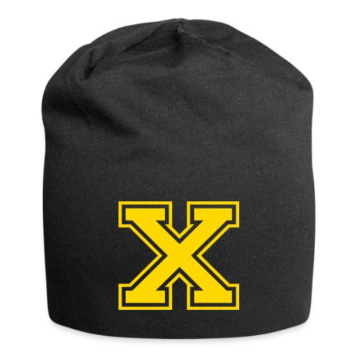 Letter X – Capital Athletic Alphabet Monogram - Jersey Beanie