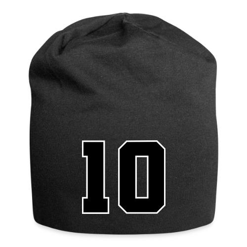Varsity Number 10 Athletic Design - Jersey Beanie