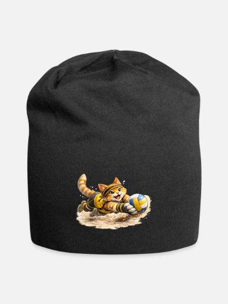 Volleycat Beach Ace - Jersey Beanie - black - Front