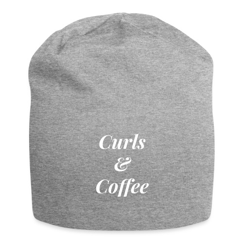 curls and coffee - Jersey Beanie