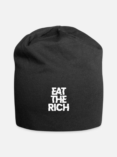 Eat The Rich - Jersey Beanie - black - Front