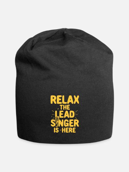 Lead Singer - Jersey Beanie - black - Front