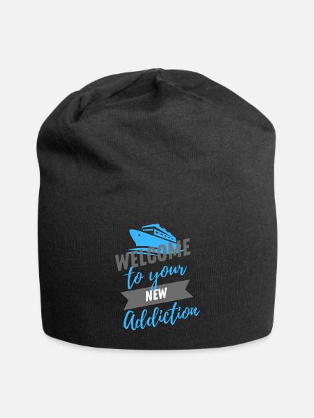 Welcome To Your New Addiction - Jersey Beanie - black
