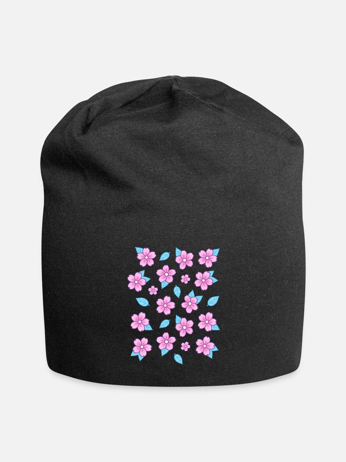 Sakura Nikury - Jersey Beanie - black - Front