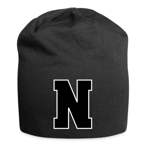 Varsity Letter N Athletic Font Graphic - Jersey Beanie