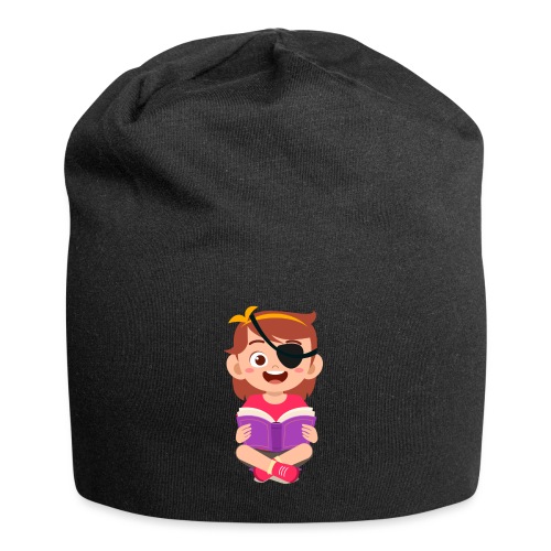 Little girl with eye patch - Jersey Beanie