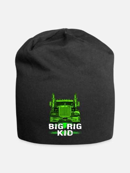 Big Rig Kid - Jersey Beanie - black - Front