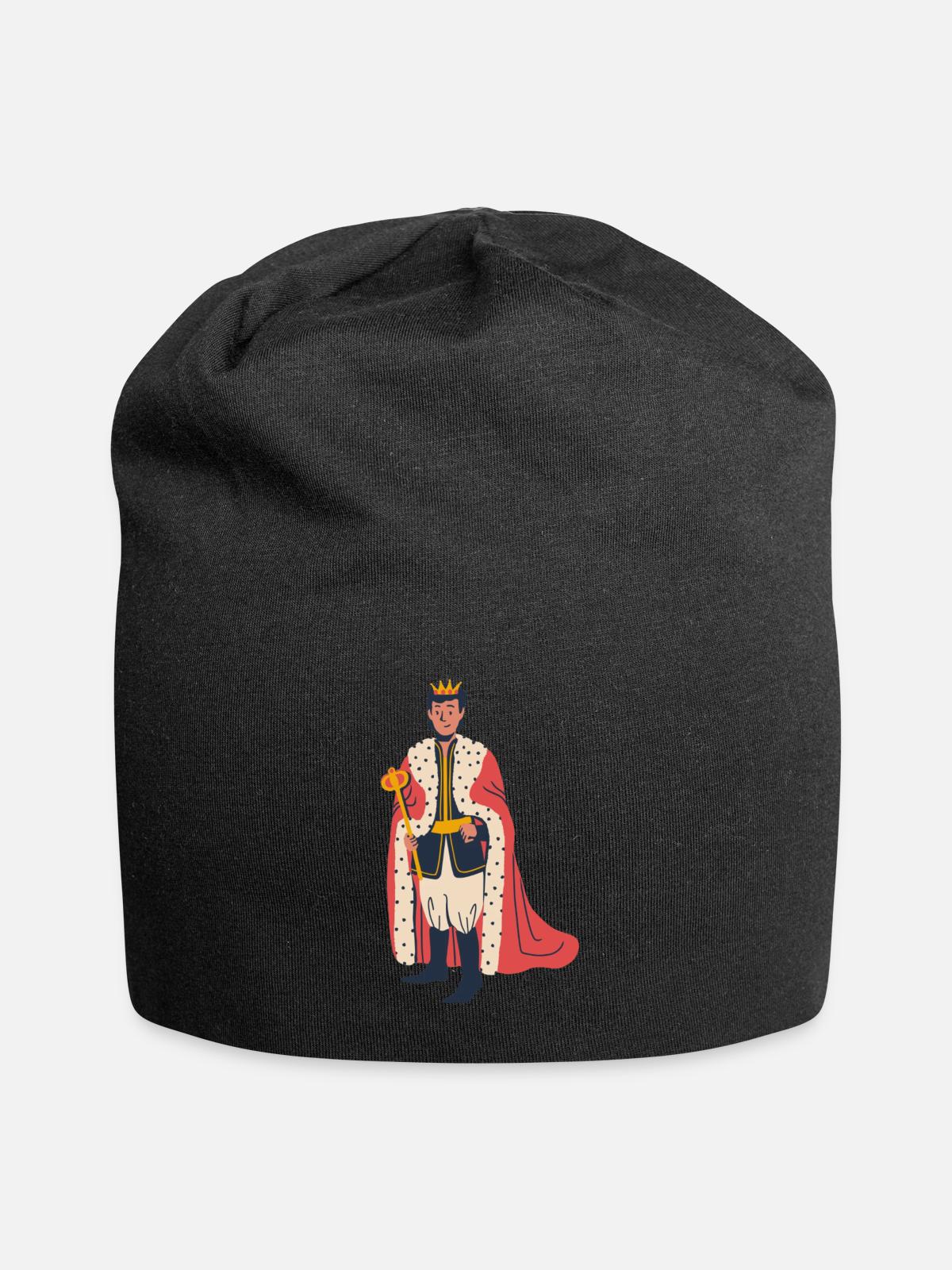 king - Jersey Beanie - black - Front