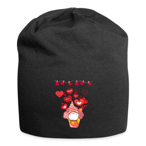 Design wrapped in love hearts, vibrating in love. - Jersey Beanie
