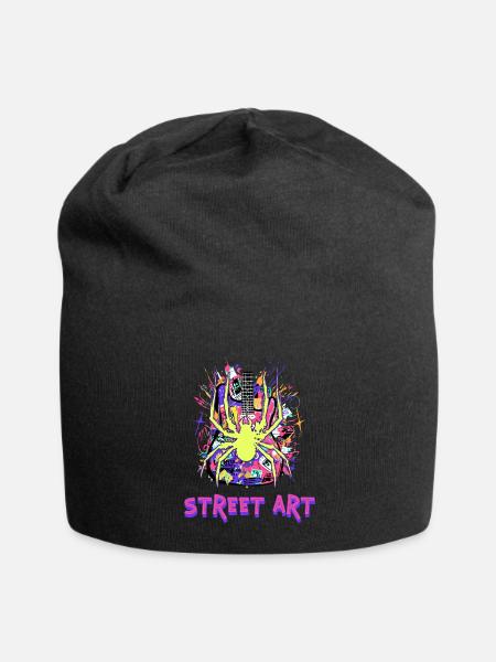 Street art - Jersey Beanie - black - Front