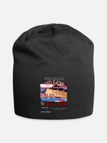 Amendment 1 Religion - Jersey Beanie - black
