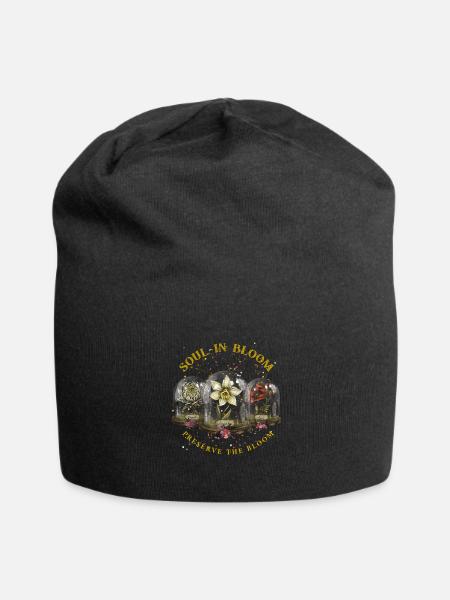 Soul in Bloom: Preserve the Bloom - Jersey Beanie - black - Front