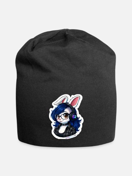 GINX Bunny (w/25K) - Jersey Beanie - black - Front