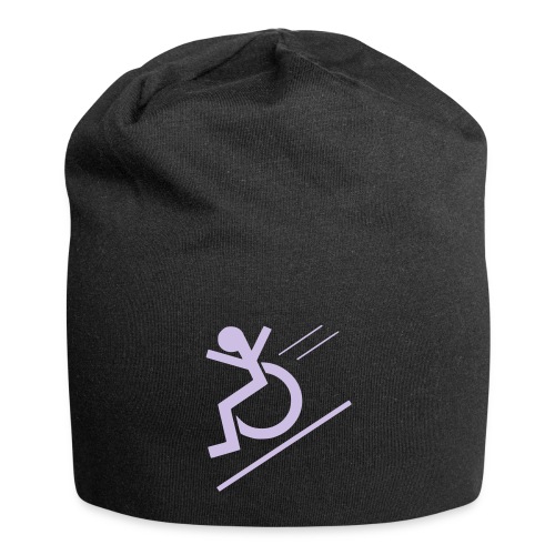 Free fall in wheelchair, wheelchair from a hill - Jersey Beanie